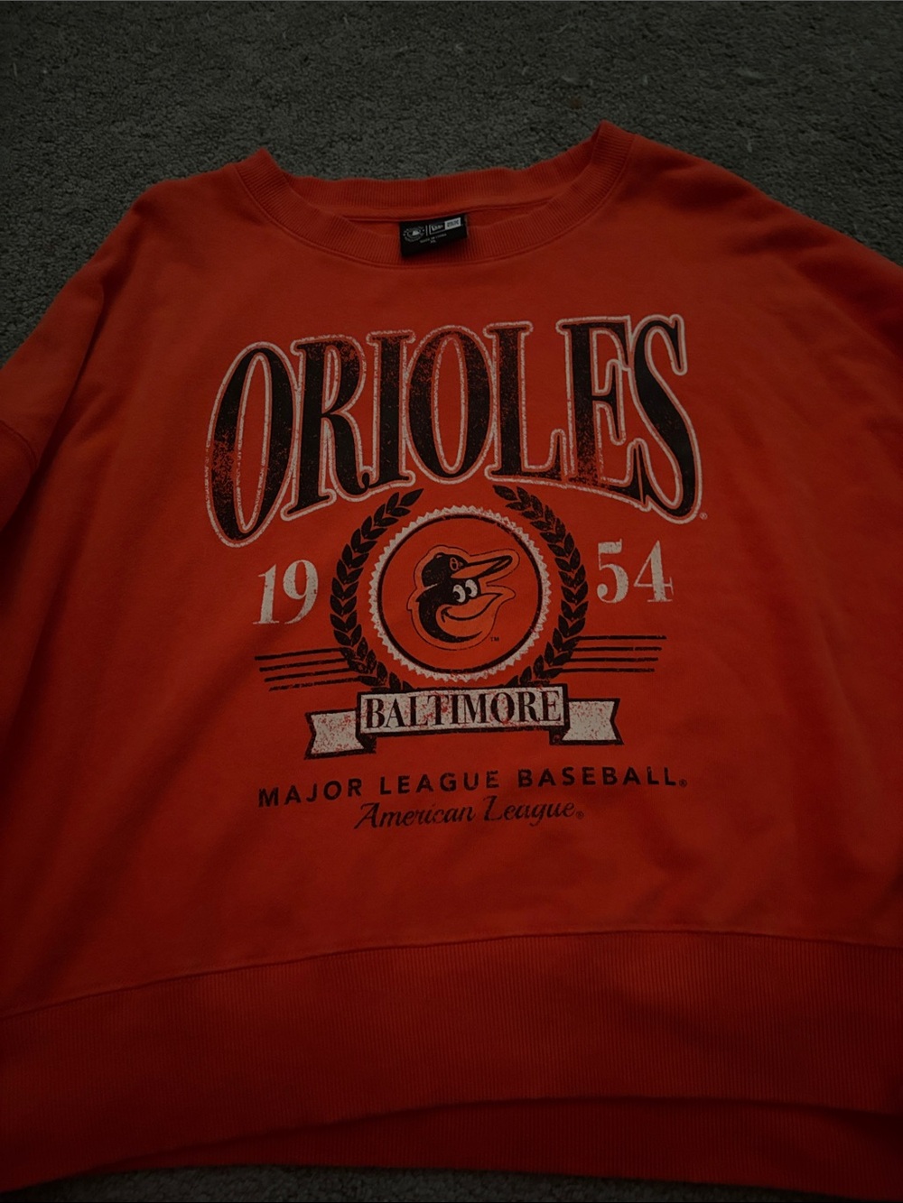 Orange Crewneck Sweatshirt - Women